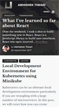 Mobile Screenshot of abhishek-tiwari.com